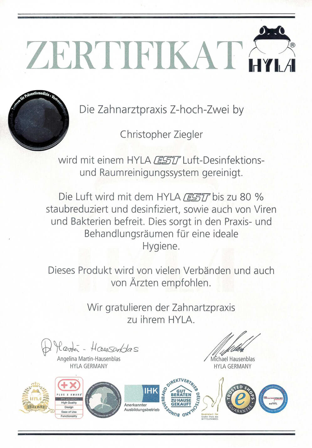 Service Zahnarzt Ziegler Wolfsburg
